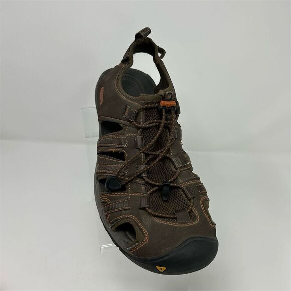 KEEN Men\'s Targhee III Hiking Sandals Brown Leather Slingback Size 11.5 Slip-On main image 11